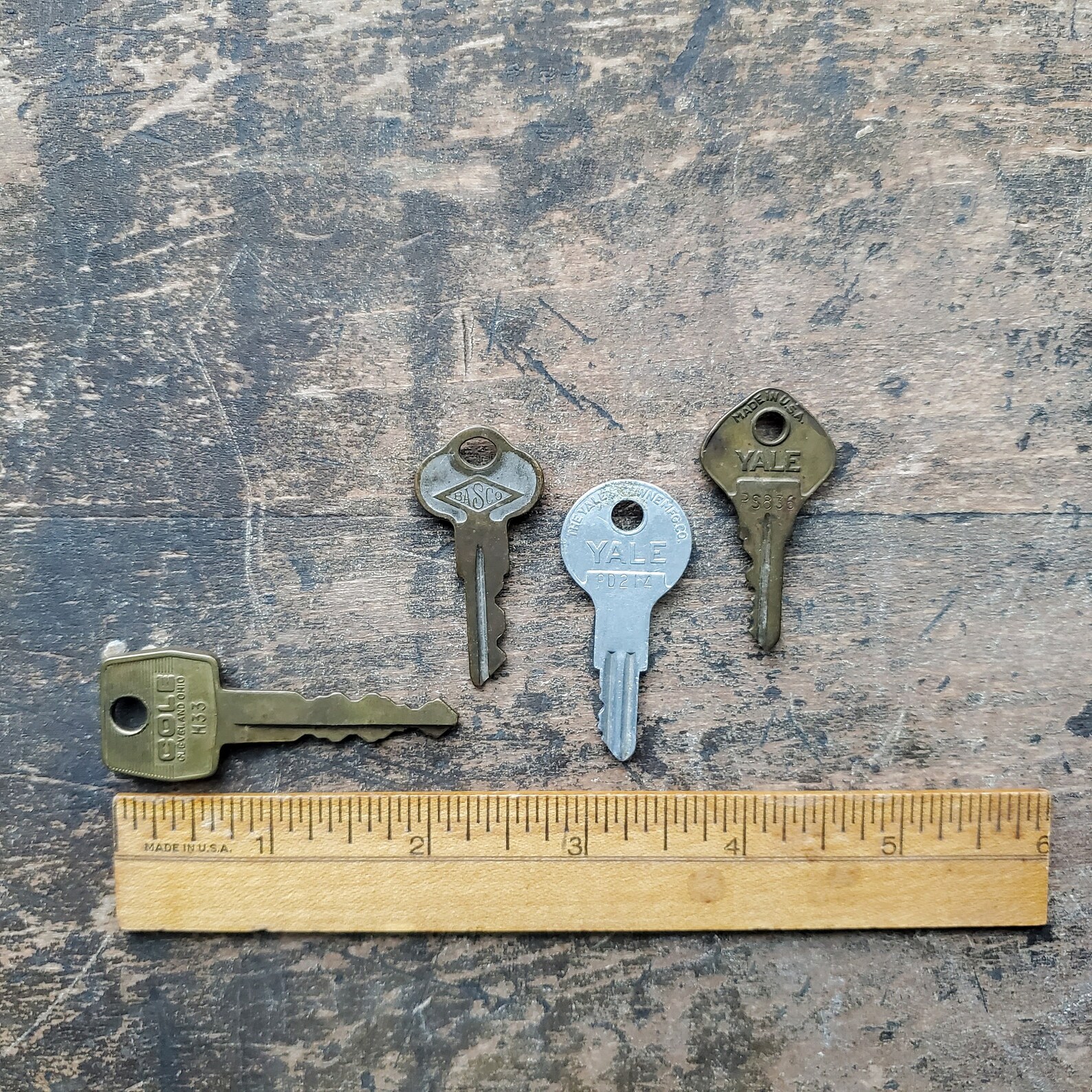 4 Made With Vintage Keys Etsy