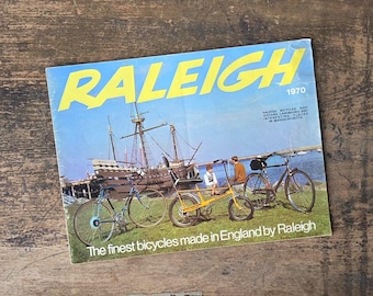 Vintage 1970 Raleigh Bicycles Catalog