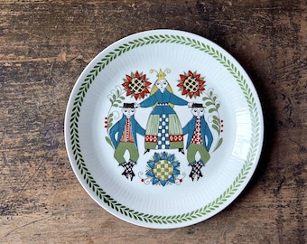 Vintage Figgjo Flint Saga Norsk Design Dinner Plate