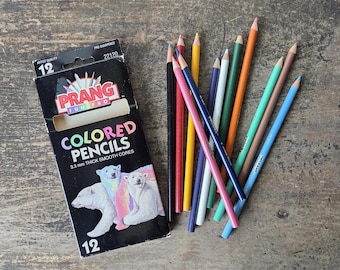 Vintage Prang Color Pencils 12 Count