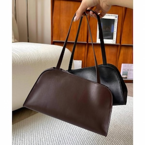 Leather Shoulder Bag, Women&#39;s Underarm Bag, Elegant Women&#39;s Shoulder Bag