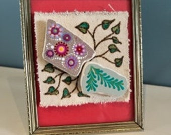 Interchangeable Canvas with frame - small (floral)