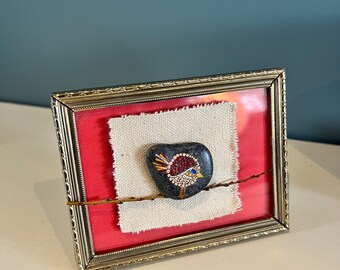 Interchangeable Canvas with frame - small (little bird)