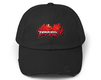 Tekken 8 Logo - Unisex Distressed Cap