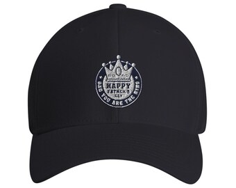 Dad You Are The King - Fitted Baseball Cap | Flexfit