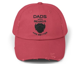 Dead With Beards Are Better - Unisex Distressed Cap