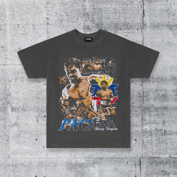 Manny Pacquiao "PacMan" Boxing Knock Out Streetwear T-Shirt
