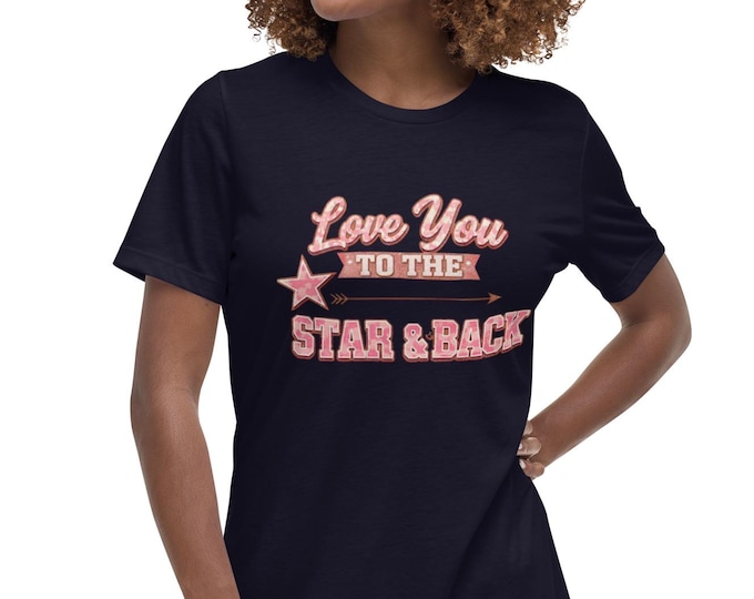 Featured listing image: Love You to the Star & Back DC T-Shirt | Pink Camo | Valentine Football Tee