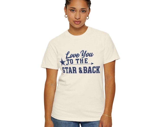 Featured listing image: Love You to the Star & Back DC T-Shirt | Valentine Football Tee