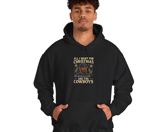 Cowboys Christmas Hoodie | Football Holiday Sweatshirt