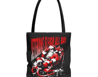 Funny Veterans Xmas Tote
