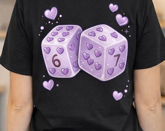 6 7 Heart Valentine's Day Tee, Casino Love Gift