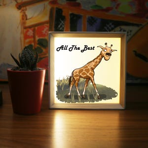 Personalized Atmosphere Light Box, Custom light box, Bedside light, Night Light Box, Animal Night Light Box, Light art painting