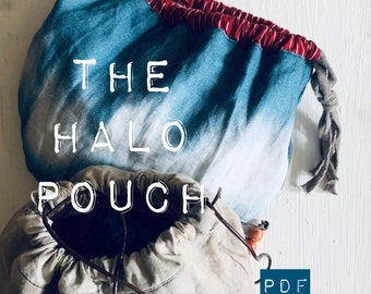 Halo-zakje pdf-naaipatroon: projecttas (digitale download)
