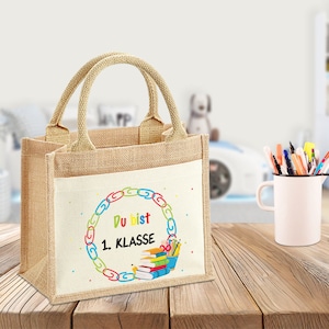 Cartable écolier - Vous êtes 1ère classe - Sacs en jute - Scolarisation - 2024