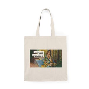 Parker Posey Quote Tote Bag - White Lotus Season 3 Canvas Tote - Viral Quote Gift for Her - Eco Friendly Pop Culture Bag - Holiday HBO Merch