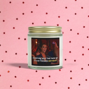 Stassi Birthday Candle - Funny Vanderpump Rules Gift, Bravo TV Scented Candle, Pop Culture Birthday Present, Reality TV Home Decor