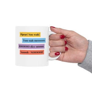 Piper, Nooo! White Lotus Mug - Parker Posey Quote - Funny Southern Accent Coffee Cup - Victoria Ratliff HBO Show Gift - Pop Culture Mug