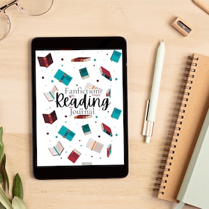 Digital Fanfiction Reading Log, Fanfiction Reading Journal, Fanfic Tracker, Reading Journal PDF, Printable
