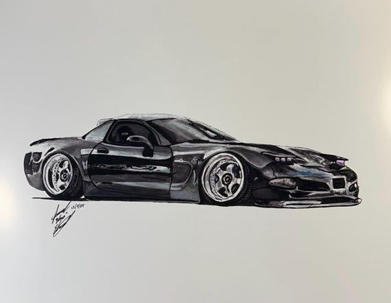 Tyler King's Bagged C5 Corvette - Etsy