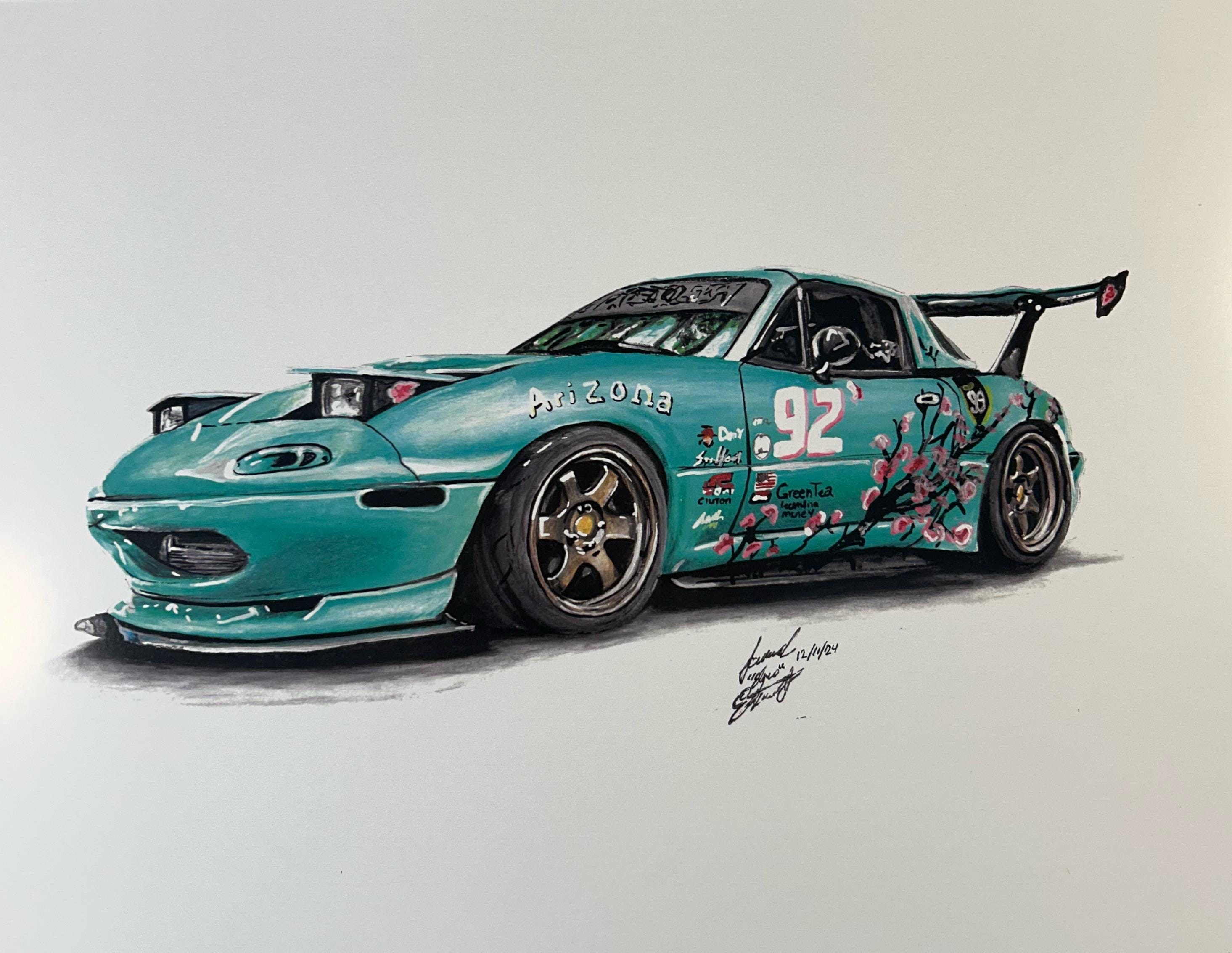 Ryan Kitts Arizona Tea Miata - Etsy