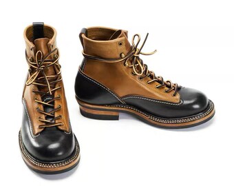 Mens Leather boots Handmade luxury boots