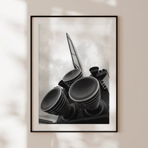 Poster del razzo NASA, stampa vintage in bianco e nero del razzo spaziale NASA, decorazione da parete spaziale, regalo razzo, razzo vintage, Cape Canaveral