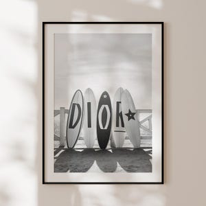 Luxus-Surfplakat, Luxus-Modeplakat, Mode-Wandkunst, Luxusfotografie, elegante Dekoration, High-End-Modeplakat