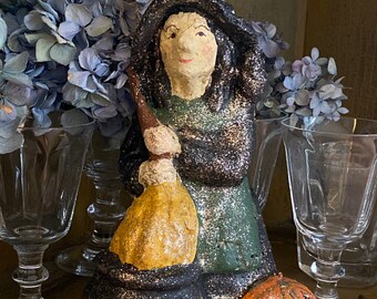 Witch teena flanner halloween original cauldron