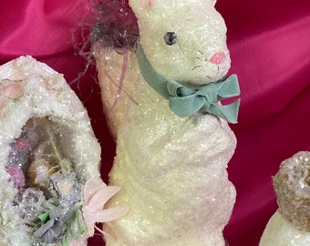 Hase Ostern Pappmache gezuckert Teena Pappmache original