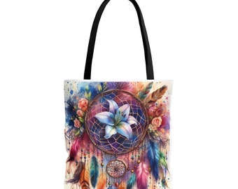 Tote Bag (AOP)   Carry your dreams everywhere with the "Etheric Dreams Tote Bag"