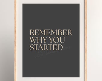 Motivational Quote Print: Neutral Boho Wall Art (JPG, PDF Digital Download)