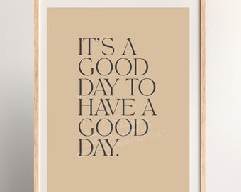 Motivational Quote Print: Neutral Boho Wall Art (Digital Download, 5x7 8.5x11 JPG PDF)