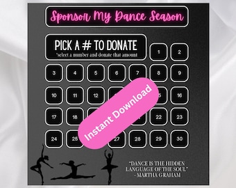 Dance Fundraiser Board