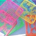 8 plastic stencil sheets tupperware 1990s