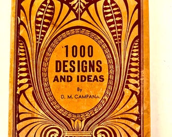 DM Campana 1000 Designs + Ideas Art Book out of print 1940