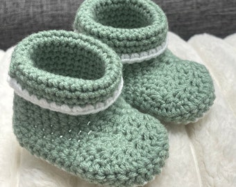 Handmade Crochet Baby Booties