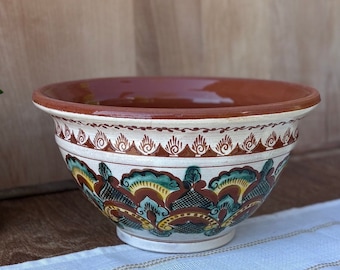 Large clay Colored bowl Mixing Bowls  Salad Bowl Clay Kitchenware Fruit Bowl Deep ceramic Bowl baking dish facial clay bowl pottery bowl