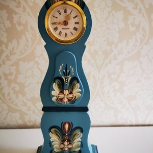 Vintage Swedish Mora Table Clock: Mechanical Mercedes Movement