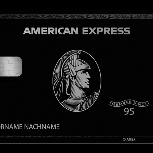 Visa Sticker American Express Silver