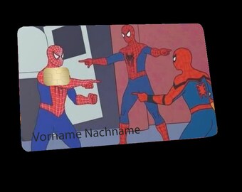 Visa-sticker Spiderman-meme