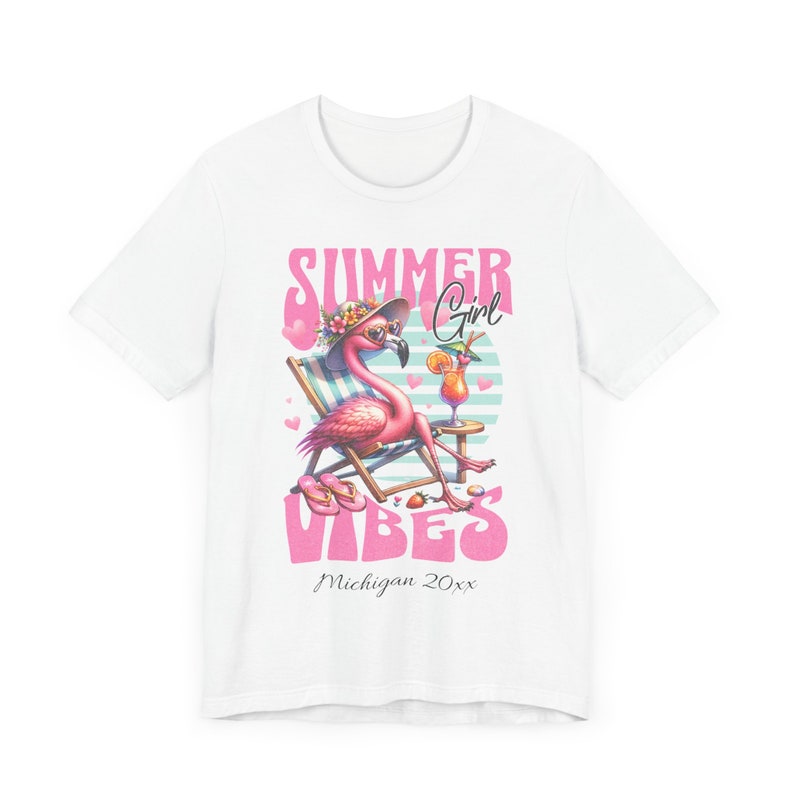 Summer Vibes Shirt, Summer Shirt, Custom Hello Summer Shirt, Beach Shirt, Personalized Vacation Shirt, Summer Vacation, Surf Shirt, image 7
