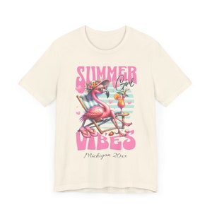 Summer Vibes Shirt, Summer Shirt, Custom Hello Summer Shirt, Beach Shirt, Personalized Vacation Shirt, Summer Vacation, Surf Shirt, image 8