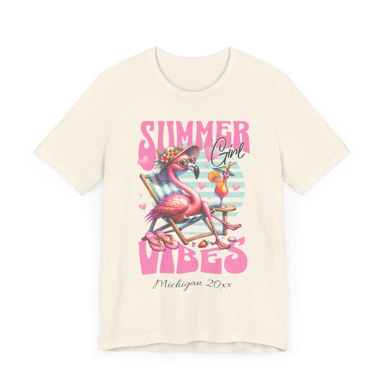 Summer Vibes Shirt, Summer Shirt, Custom Hello Summer Shirt, Beach Shirt, Personalized Vacation Shirt, Summer Vacation, Surf Shirt, image 8