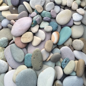 3 lbs. 2&quot;-3.5&quot; Bulk  Colorful Wedding stones - Blessing stones - River rocks bulk - Colorful stones - Alaska River rocks - Memorial stones