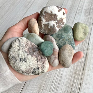 Alaska River rocks River rocks bulk 3 Pounds Stones for Wedding Wedding Favor Terrarium rock Blessing stone Colorful stone image 4