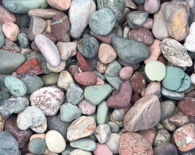 3 Lbs Alaska River Rock: Colorful Volcanic Stones Fairy Gardens Smalls ...