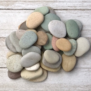 2 lbs Mosaic pebbles .75 to 2 Blessing stone Wedding Favor stone River rocks bulk Colorful stone Alaska River rocks Memorial image 7