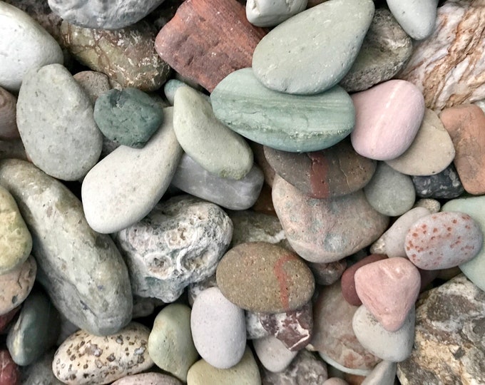 Alaska River Rocks: 10 Lbs Bulk Stones for Wedding Decor & Fairy ...