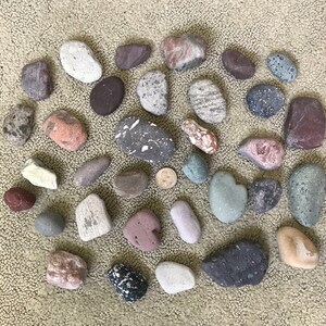 Alaska River rocks River rocks bulk 3 Pounds Stones for Wedding Wedding Favor Terrarium rock Blessing stone Colorful stone image 7